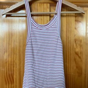 Zara Tank Top Red White